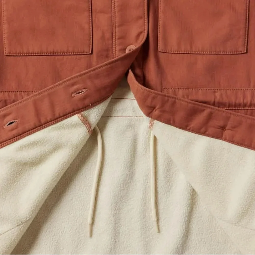 Hang Ten Ladies NWT copper utility jacket, fleece lined sz L - Picture 3 of 10